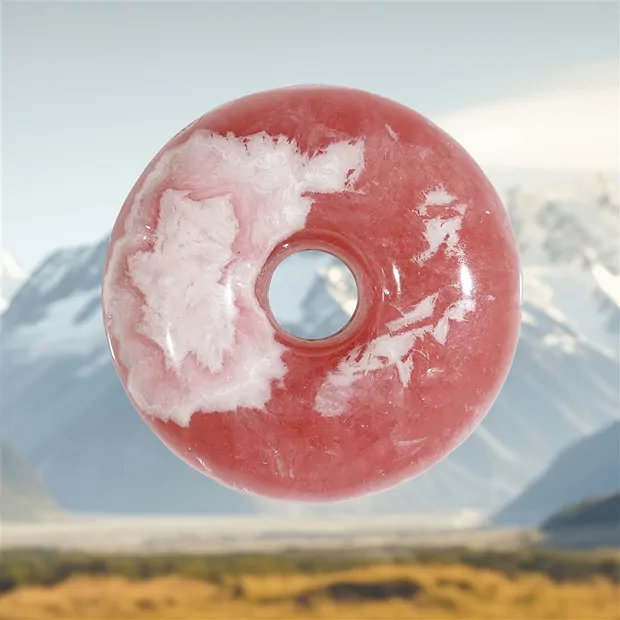 Donut Rhodochrosit, 3,3cm, Unikat 011 | Edelsteine, Heilsteine & Schmuck-Handel