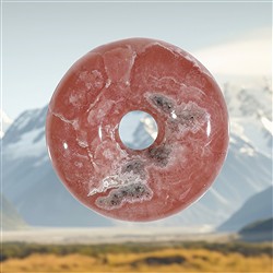 2814130012 Rhodochrosite donut, 3.9 cm, unique 011 | wholesaler gems & healing stones