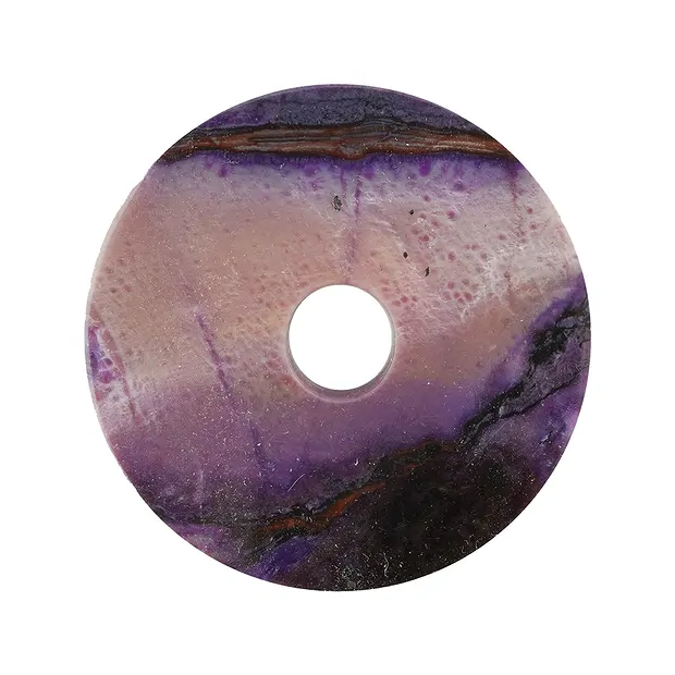 Disque de Sugilite, 5,0cm, Pièces uniques 020 | Marco Schreier