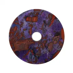 2814150029 Disque de Sugilite, 5,0cm, Pièces uniques 029 | Marco Schreier