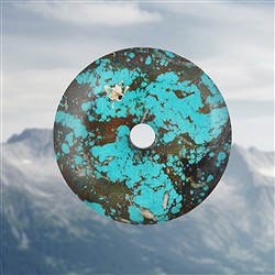 2814155021 Donut Turquoise (stab.), 4,8cm, Pièces uniques 021 | Marco Schreier