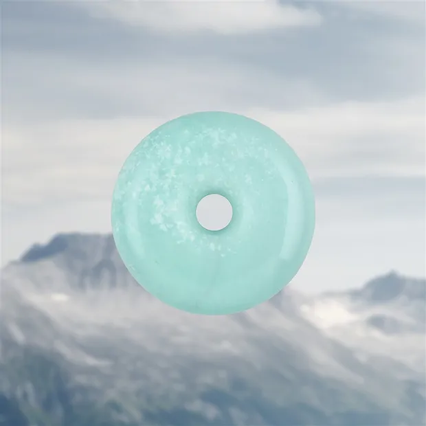 Donut Türkis (stab.), 3,5cm, Unikat 028 | GH Edelsteine, Heilsteine & Schmuck