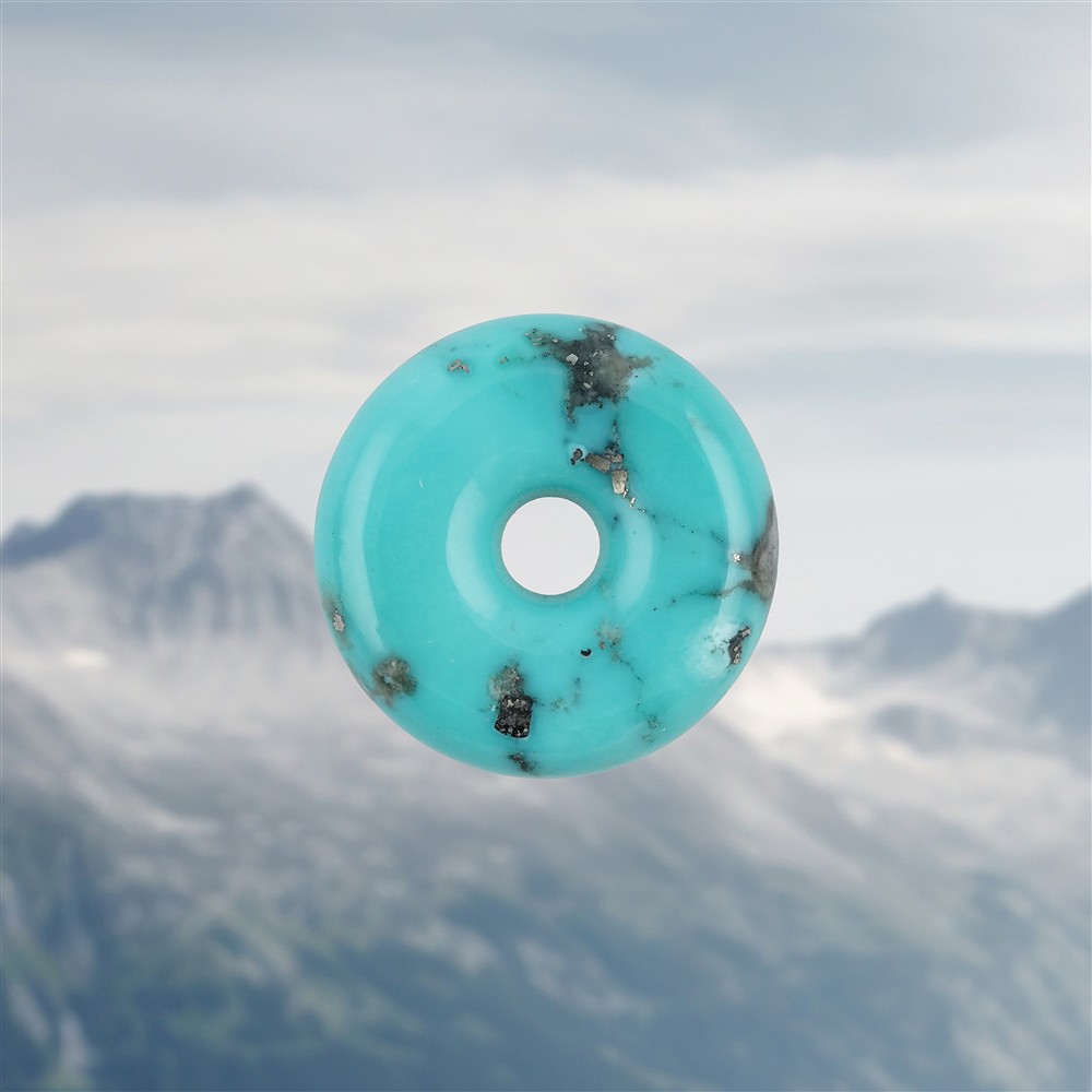 Turchese a ciambella (stab.), 3,0cm, unico 029 | Marco Schreier