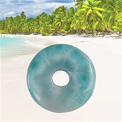 2814196091 Donut Larimar, 3,3cm, Pièces uniques 091 | Marco Schreier