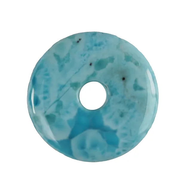 Donut Larimar, 3,1cm, único 096 | piedras preciosas, piedras curativas y joyería