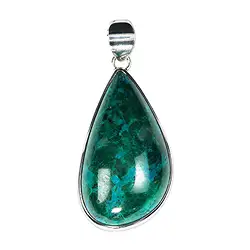 2815051006 Anhänger Chrysokoll Unikat 006, 53x24 mm | GH Edelsteine, Heilsteine & Schmuck