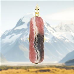 2815130022 Rhodochrosite pendant, 8.1 cm, unique 022 | wholesaler gems & healing stones