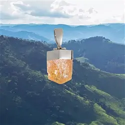 2815154001 Pendentif Topaze impériale, 3,2cm, Pièces uniques 001 | Marco Schreier