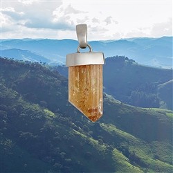 2815154032 Pendentif Topaze impériale, 3,4cm, Pièces uniques 032 | Marco Schreier