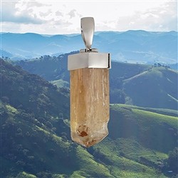 2815154037 Pendentif Topaze impériale, 4,0cm, Pièces uniques 037 | Marco Schreier