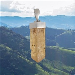 2815154042 Pendentif Topaze impériale, 4,0cm, Pièces uniques 042 | Marco Schreier