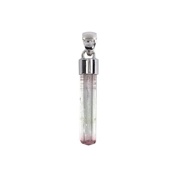 Pendant Tourmaline (green/pink) unique 008 | wholesaler gems & healing stones