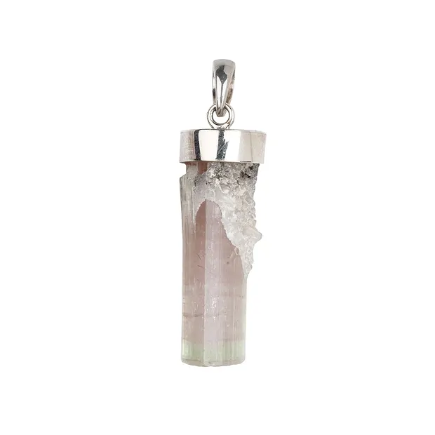 Pendant tourmaline (pink) unique 070, 4.5 cm | wholesaler gems & healing stones