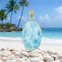 2815196217 Pendentif Larimar, 5,1cm, Pièces uniques 217 | Marco Schreier