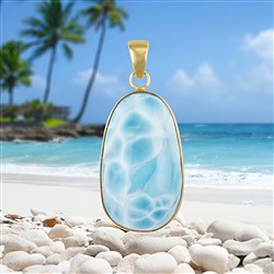 2815196219 Pendentif Larimar Pièces uniques #062 | Marco Schreier