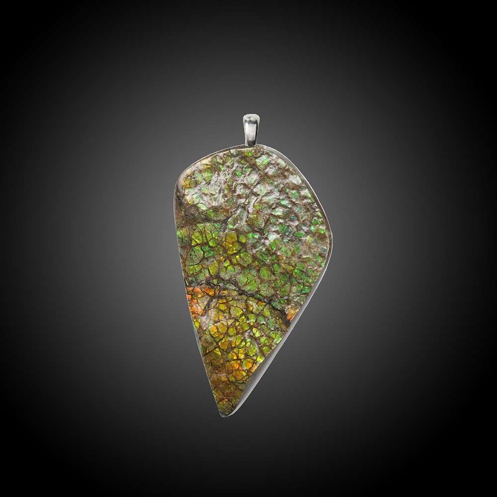 Ammolith-Anhänger Unikat 067 | Mineralienhandel Edelsteine, Heilsteine & Schmuck