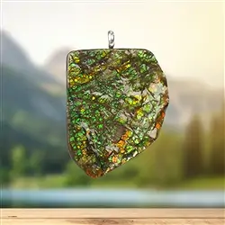 2815583079 Ammolith-Anhänger Unikat 079 | Mineralienhandel Edelsteine, Heilsteine & Schmuck