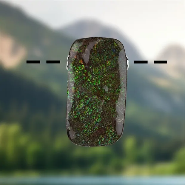 Ammolith-Anhänger Unikat 101, 4,0cm | Schreier Edelsteine, Heilsteine & Schmuck