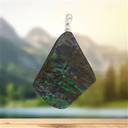 2815583126 Colgante de Ammolita, único 126, 7 cm | Marco Schreier