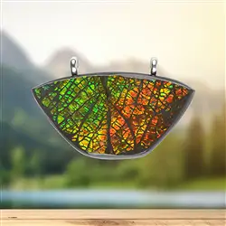2815583146 Pendentif Ammolite, 4,3 x 6,7cm, Pièces uniques 146 | Marco Schreier