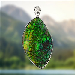 2815583165 Ammolite pendant unique 165, 7.9 cm | wholesaler gems, healing stones & jewelry