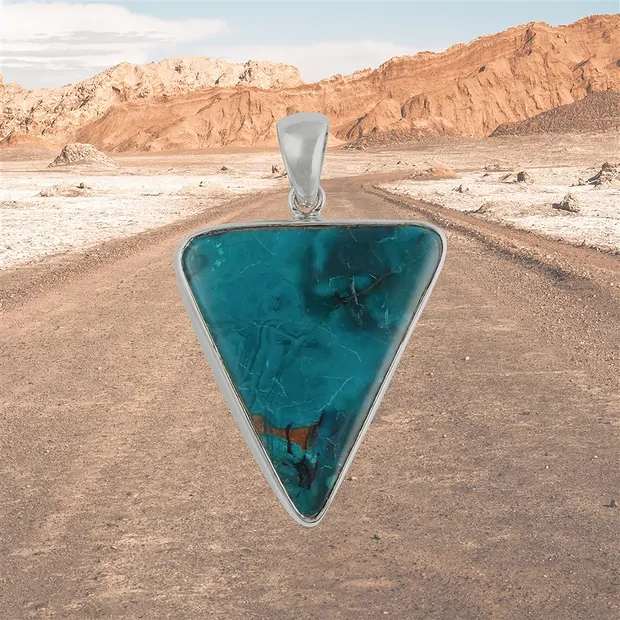 Atacama Opal pendant, 4.7 cm, unique 016 | wholesaler gems & healing stones