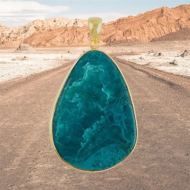 Colgante Ópalo de Atacama, 6 cm, único 043 | Marco Schreier