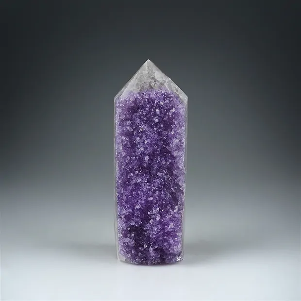 Druse Point Amethyst Unique 023, 12cm | wholesale gems, healing stones & jewelry