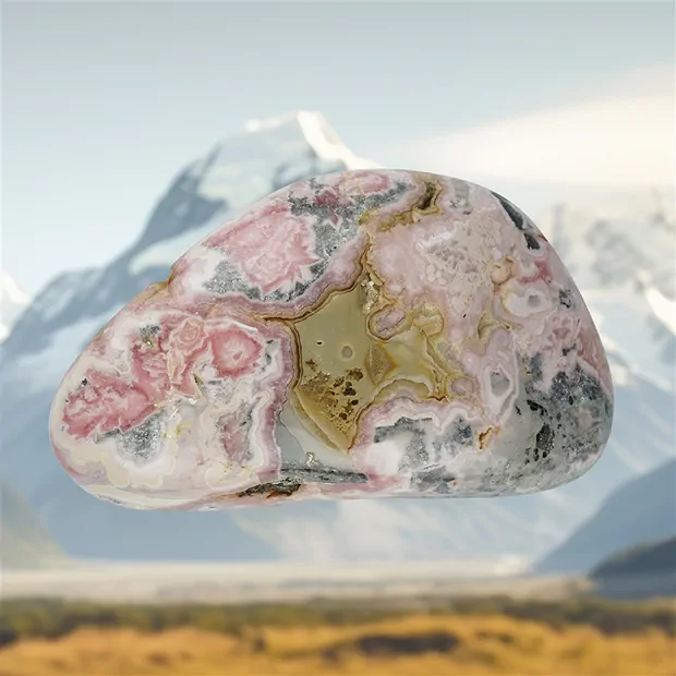 Freeform Rhodochrosite, 9cm, unique 007 | wholesaler gems & healing stones