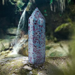 2816453003 Pointe Disthène avec Rubis, 14cm, Pièces uniques 003 | Marco Schreier