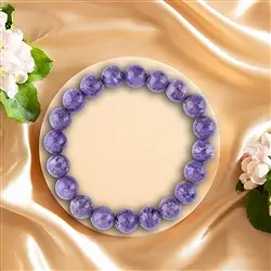 2818048012 Bracelet en perles rondes Charoïte Pièces uniques 012 | Marco Schreier