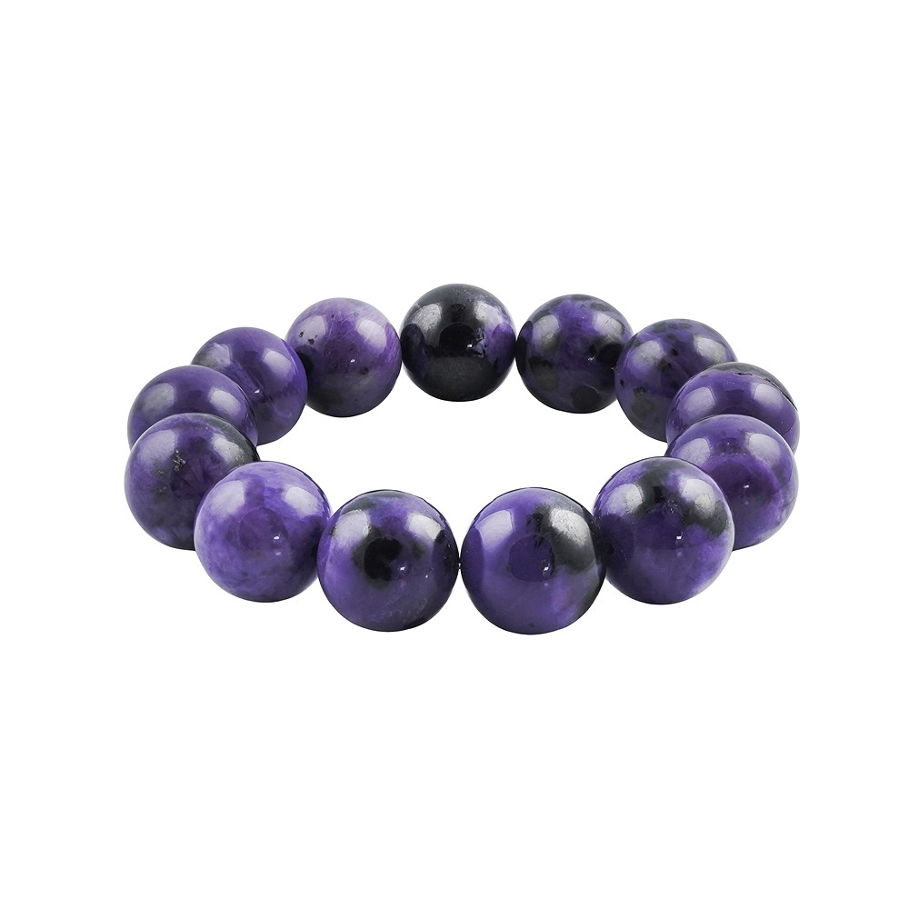 Armband Charoit-Kugeln Unikat 014 | Großhändler Edelsteine, Heilsteine & Schmuck