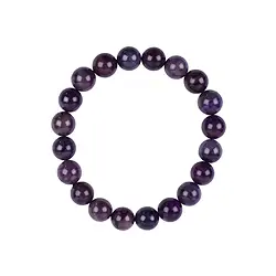 2818150003 Armband, Sugilith, 9,7mm- Kugeln, Unikat 003 | Edelsteine, Heilsteine & Schmuck