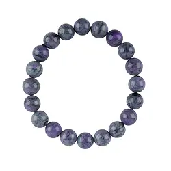 2818150015 Armband, Sugilith, 9,5mm-Kugeln, Unikat 015 | Edelsteine, Heilsteine & Schmuck
