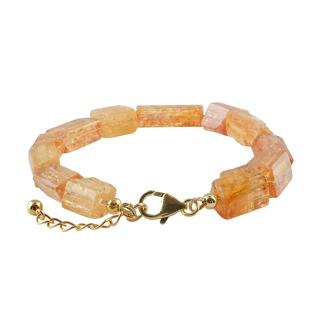 Bracelet de cristaux Topaze impériale Pièces uniques 003 | Marco Schreier