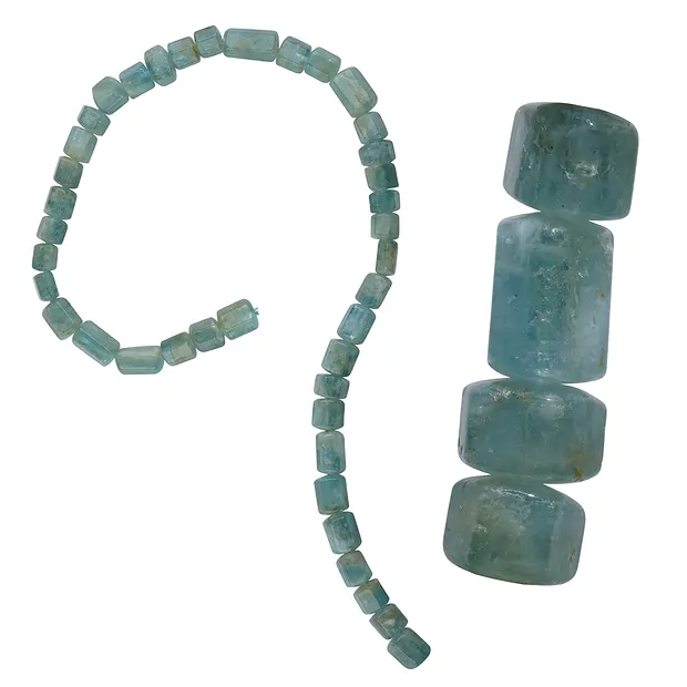 Strang Aquamarin Unikat 013 | Mineralien-Handel Edelsteine, Heilsteine & Schmuck
