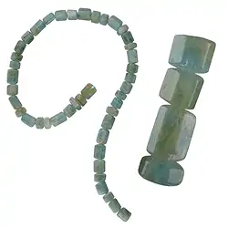 2821022016 Strang Aquamarin Unikat 016 | Mineralien-Handel Edelsteine, Heilsteine & Schmuck