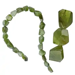 2821120002 Strang Peridot Unikat 002 Sonderpreis! | GH Edelsteine, Heilsteine & Schmuck