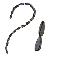 2821120006 Strang Boulderopal Unikat 006 | Großhändler Edelsteine, Heilsteine & Schmuck