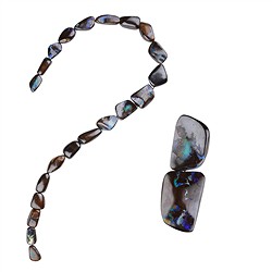 2821120007 Boulder opal strand, unique 007 | wholesaler gems, healing stones & jewelry
