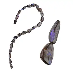 2821120008 Strang Boulderopal Unikat 008 | Großhändler Edelsteine, Heilsteine & Schmuck