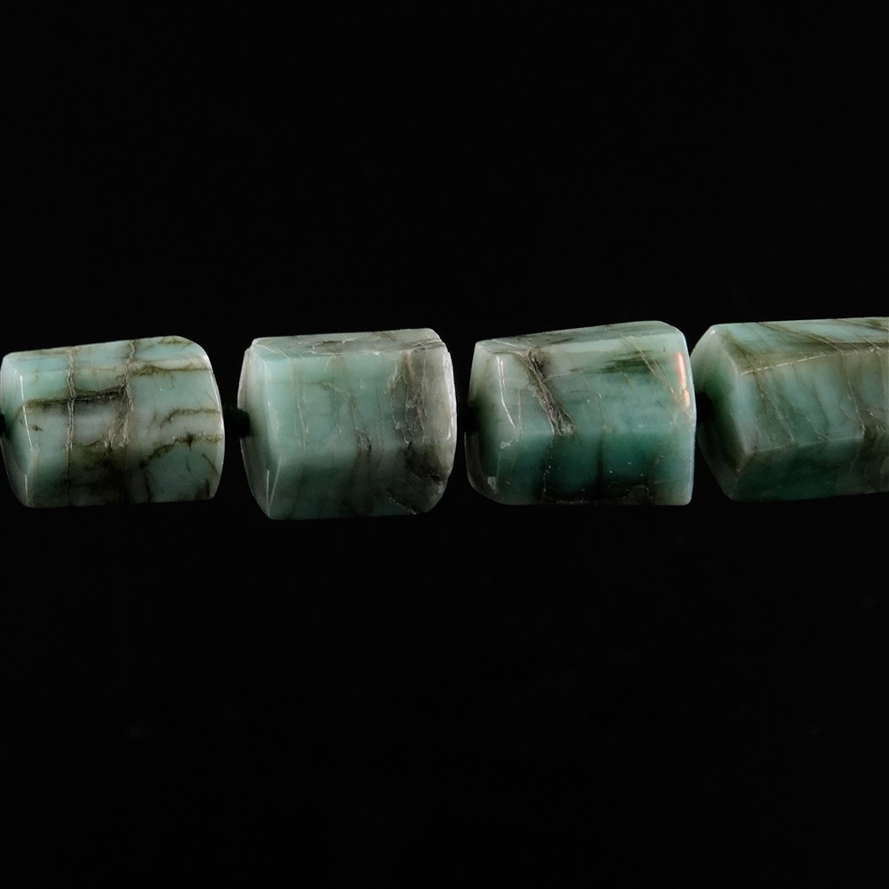Strand cylinder six-sided emerald unique 001 | wholesaler gems & healing stones