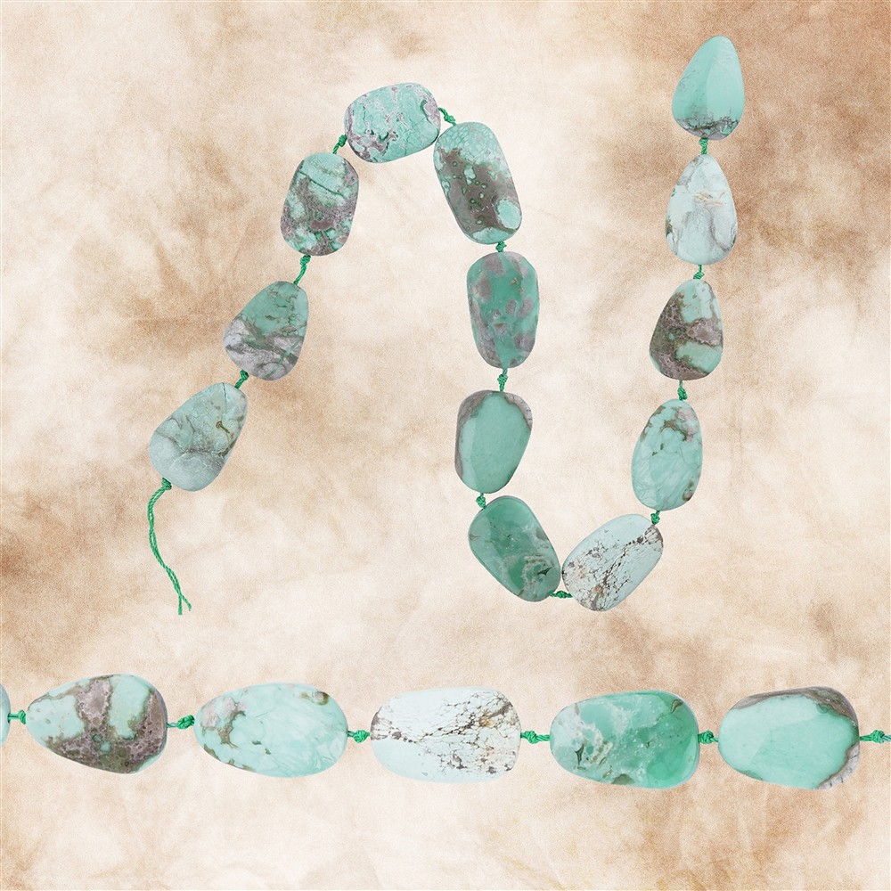 Strand Variscite unique 001 | Schreier wholesale; gems, healing stones & jewelry