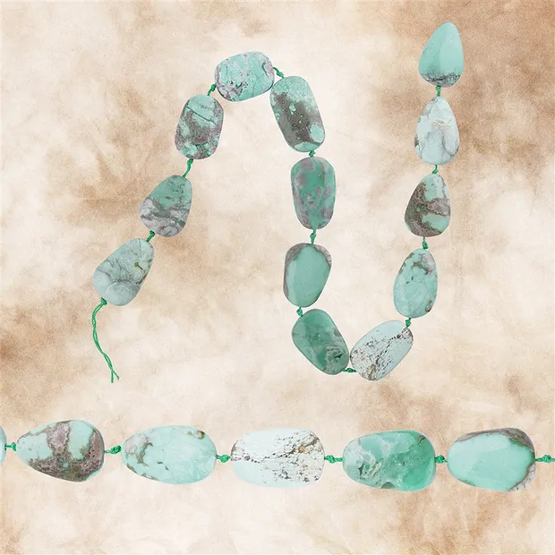 Rang de colliers Variscite Pièces uuniques 001 | Marco Schreier