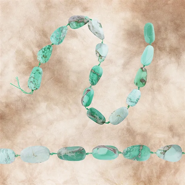 Strang Variscit Unikat 003 | Mineralienhandlung Edelsteine, Heilsteine & Schmuck