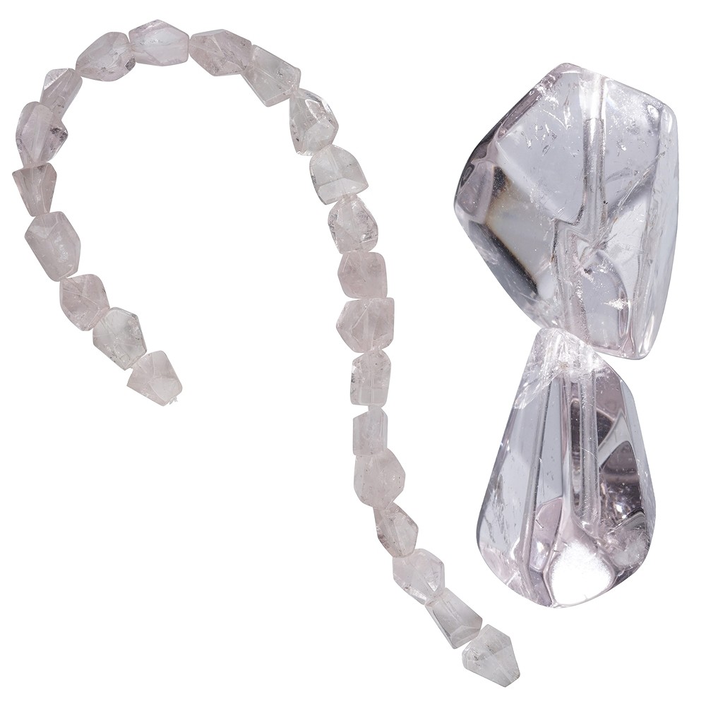 Cordón de morganita único 004 | piedras preciosas, piedras curativas y joyería