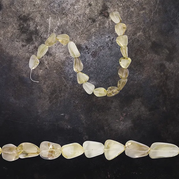 Strand of unique Lemon Quartz 001 | wholesaler gems, healing stones & jewelry