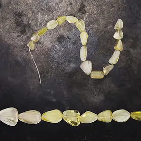 Strang Limonenquarz Unikat 003 | Großhändler Edelsteine, Heilsteine & Schmuck