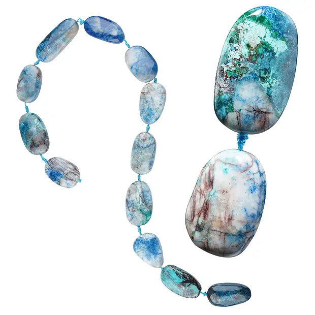 Strand Shattuckite unique 004 | minerals trade - gems, healing stones & jewelry