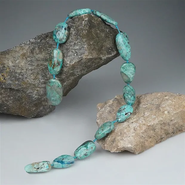 Strand Shattuckite unique 006 | minerals trade - gems, healing stones & jewelry